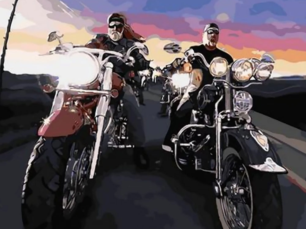 Véhicule Moto Peinture par Numéros