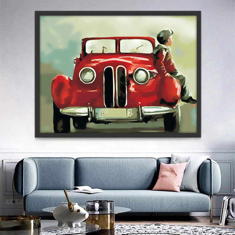 Véhicule Voiture Peintures Par Numéros