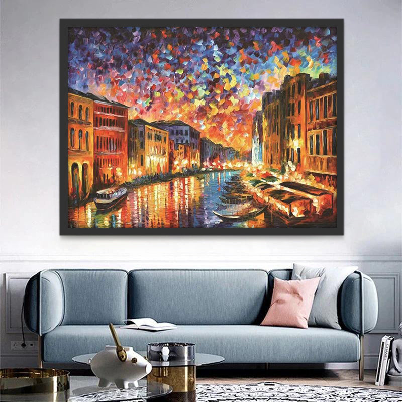 Venice Paysage Nature Peinture par Numéros