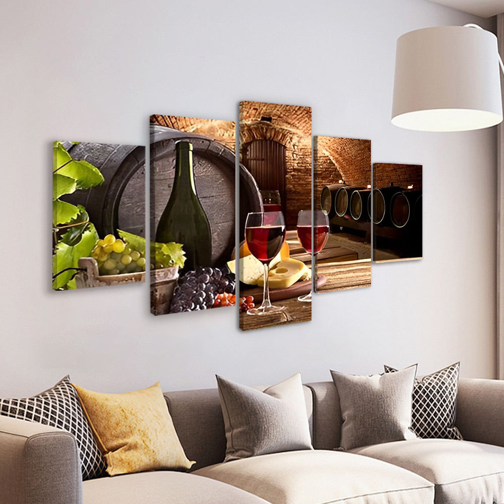 Vin 5 Partie Peinture par Numéros