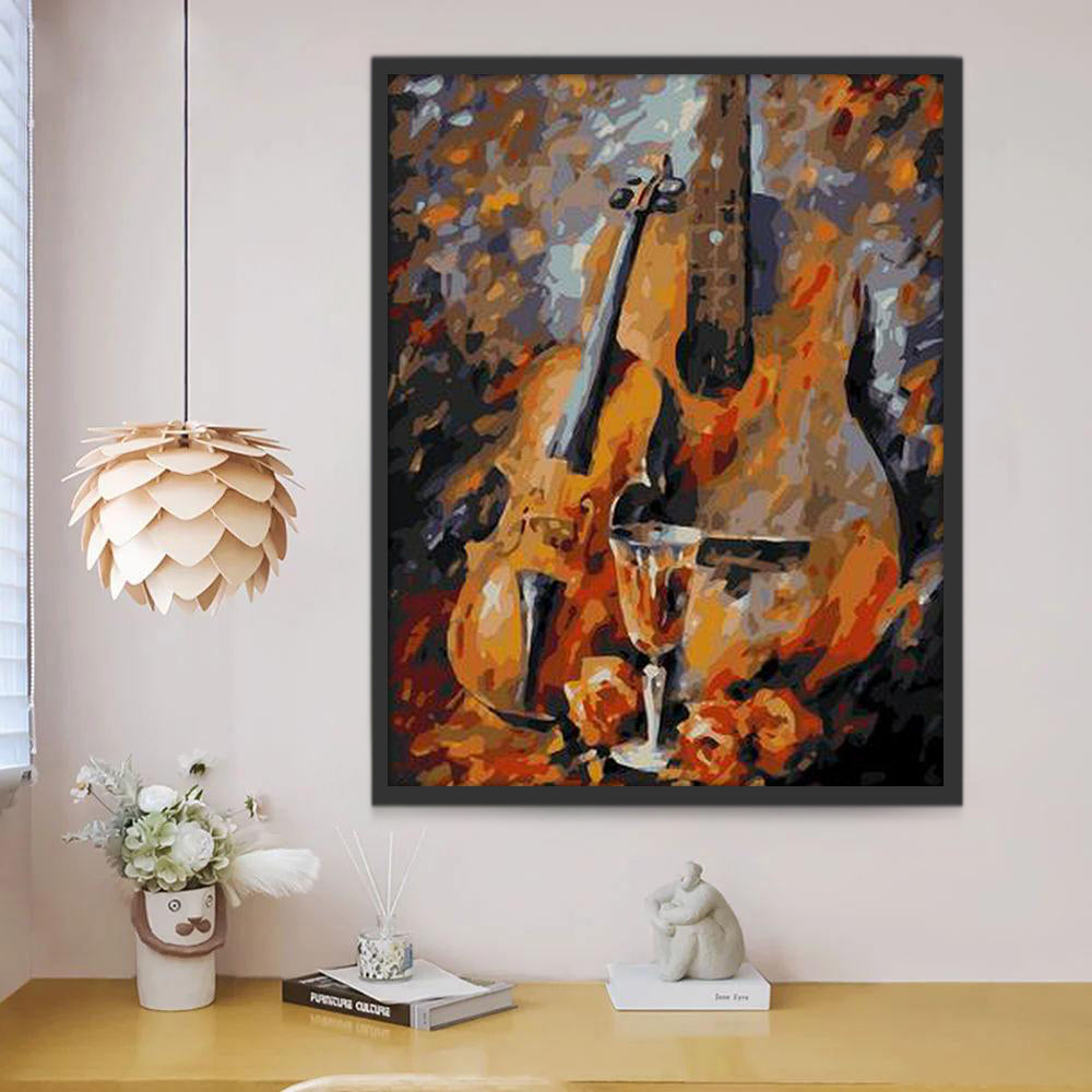 Violon et Guitare Peinture par Numéros