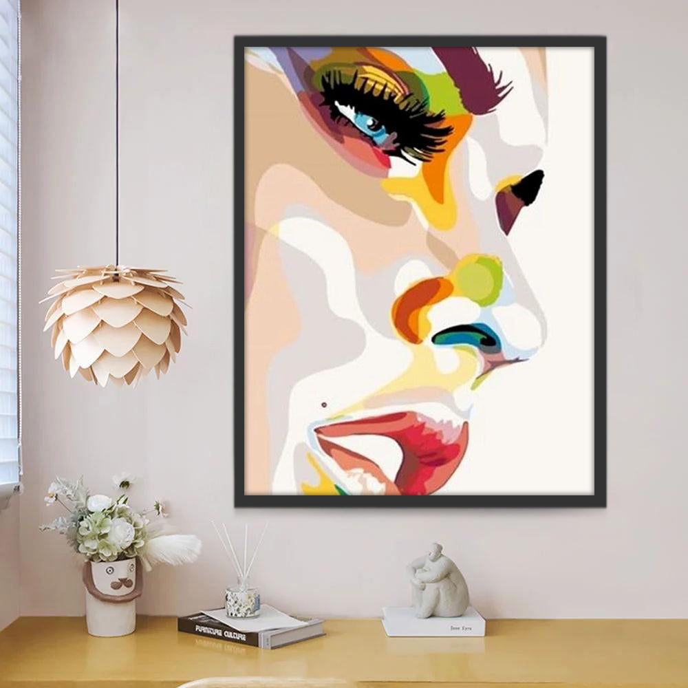 Visage Féminin Peinture par Numéros