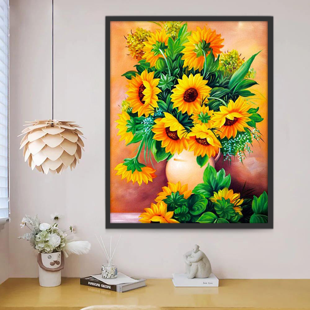 Vivace Tournesol Peinture par Numéros