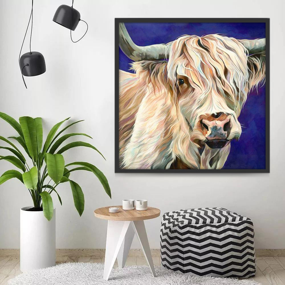 Yak Blanc Sacré Peinture par Numéros