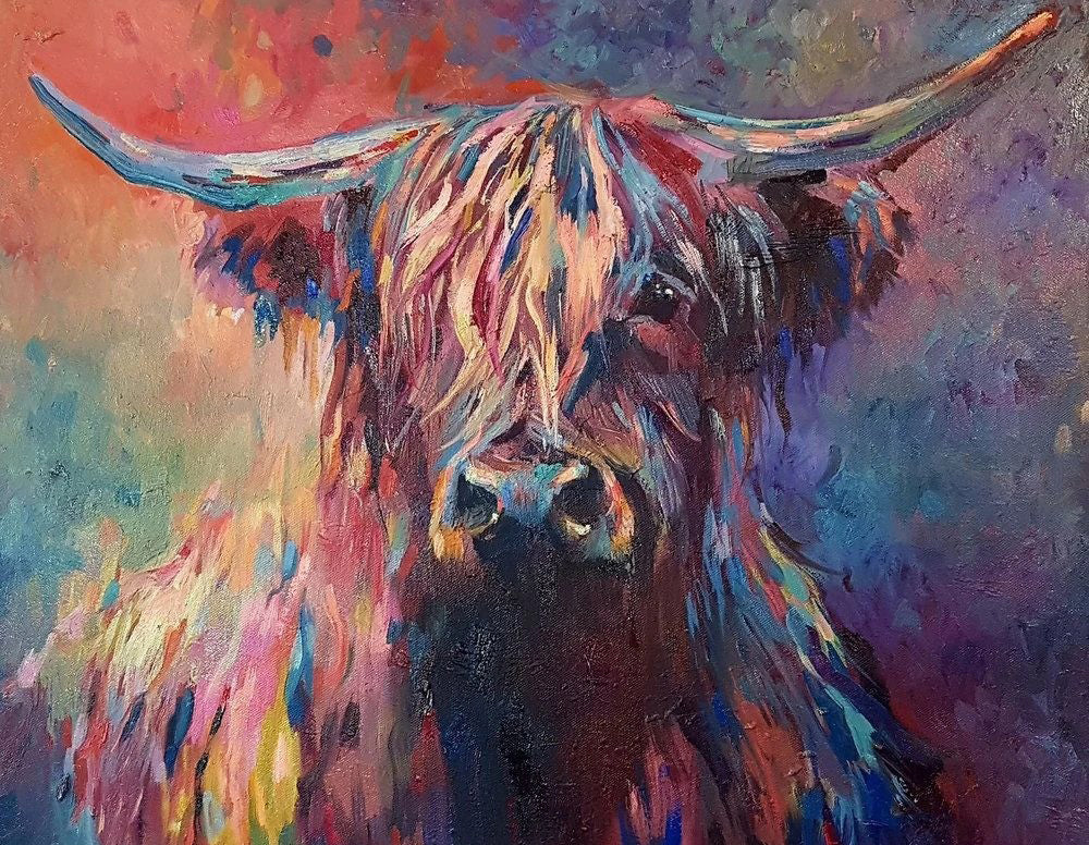 Yak Coloré Peinture par Numéros