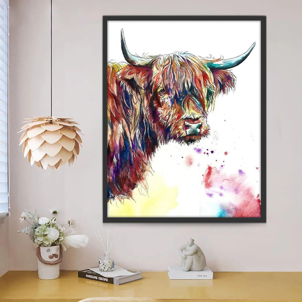 Yak Triste Peinture par Numéros