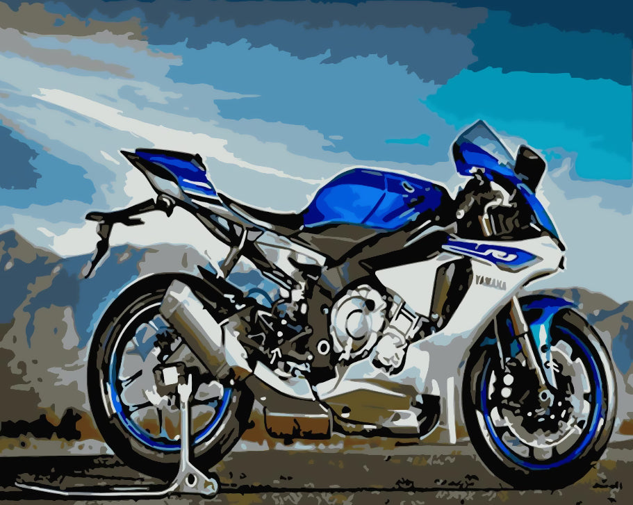 Yamaha Peinture par Numéros